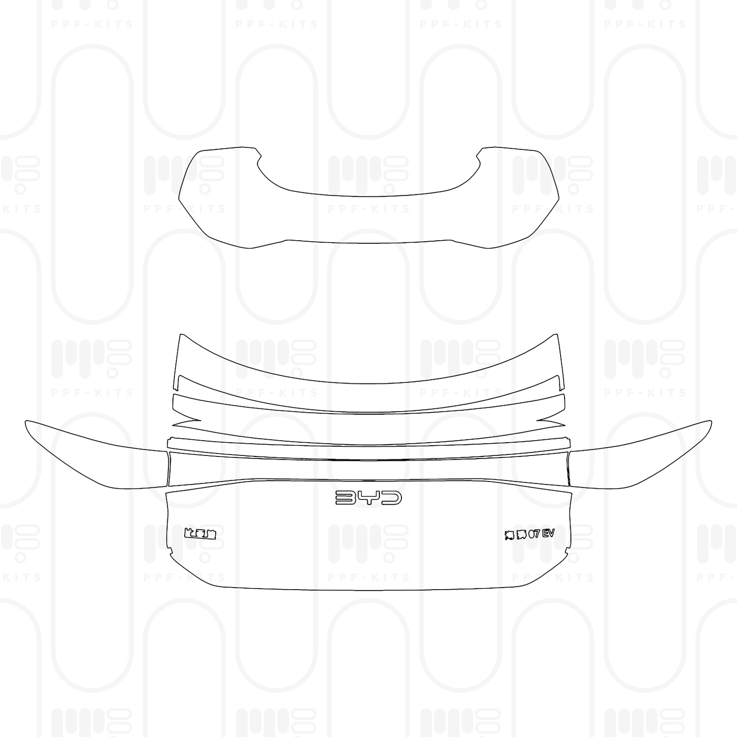 PPF prédécoupé BYD Sealion 7 EV 2025