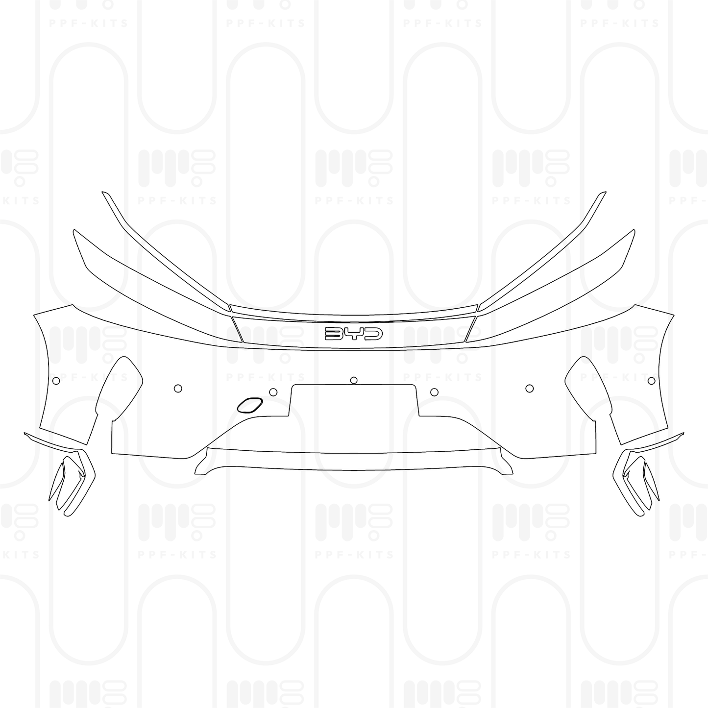 PPF prédécoupé BYD Sealion 05 (CN) DM-i Intelligent driving version 2025