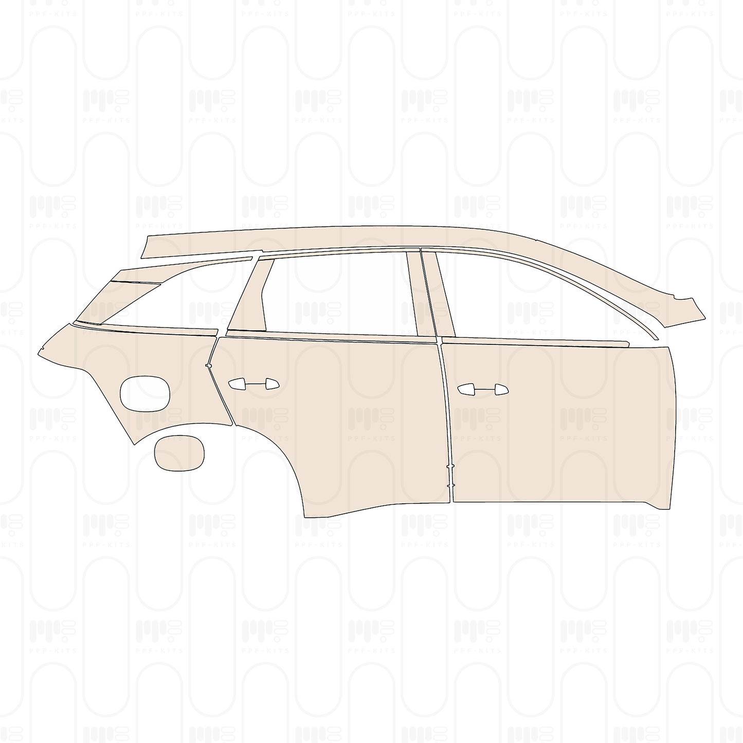 PPF prédécoupé BYD Sealion 05 (CN) DM-i Intelligent driving version 2025