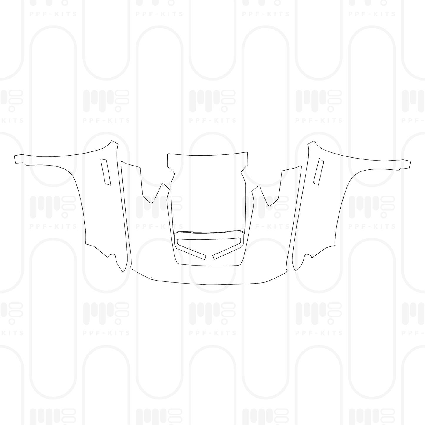 PPF prédécoupé Chevrolet Silverado HD 2500 HD Custom 2025