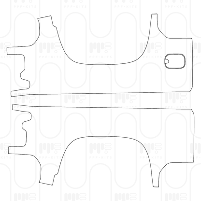 PPF prédécoupé Chevrolet Silverado HD 2500 HD Custom 2025