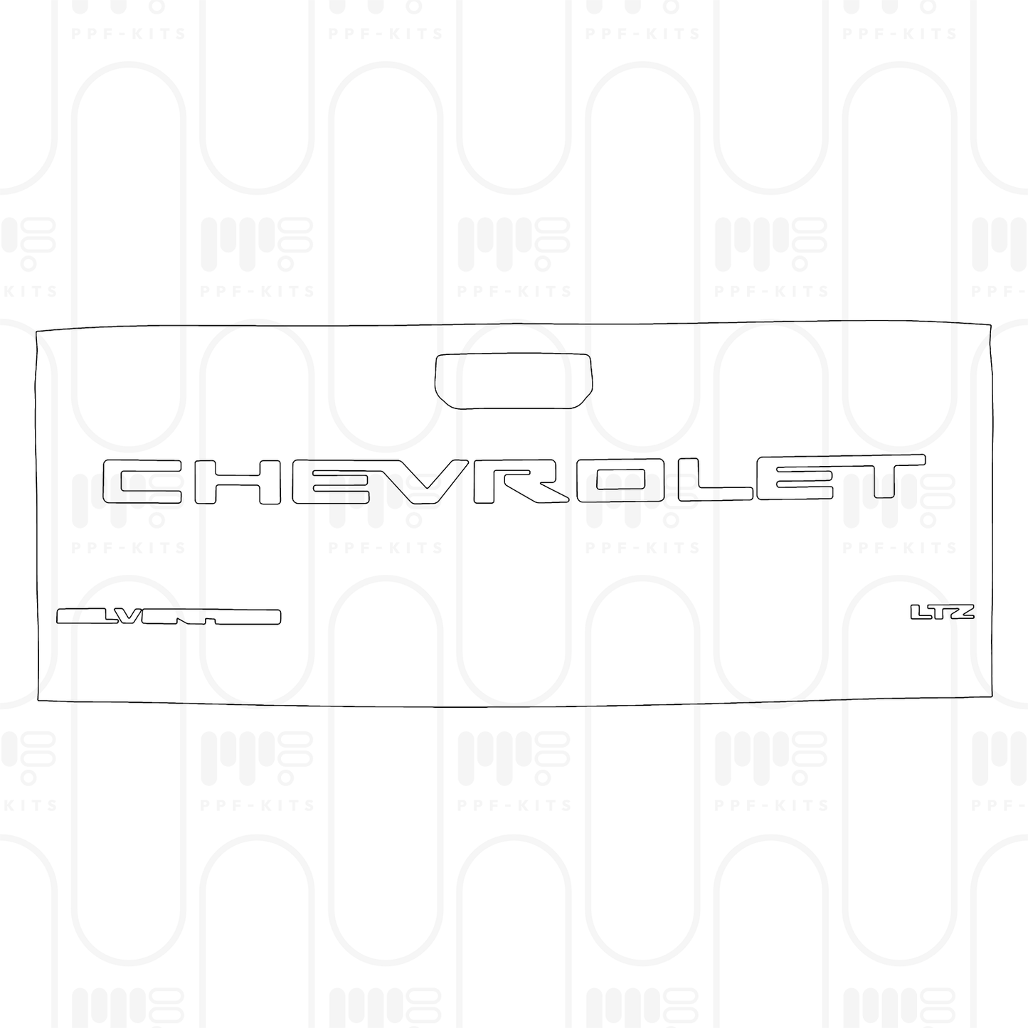 PPF prédécoupé Chevrolet Silverado HD 2500 HD LTZ 2025