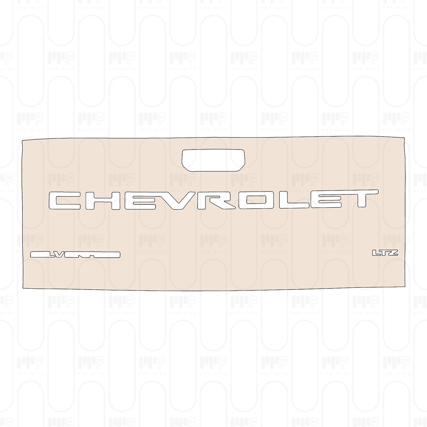 PPF prédécoupé Chevrolet Silverado HD 2500 HD LTZ 2025