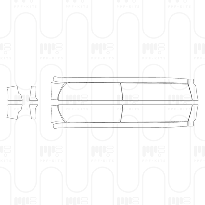PPF prédécoupé Chevrolet Silverado HD 2500 HD Custom 2025