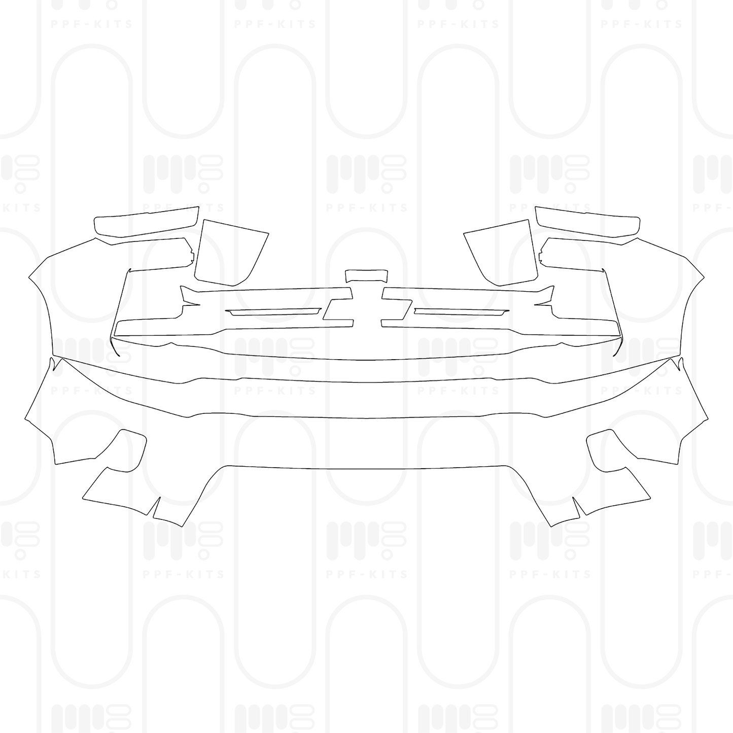 PPF prédécoupé Chevrolet Silverado HD 2500 HD Custom 2025