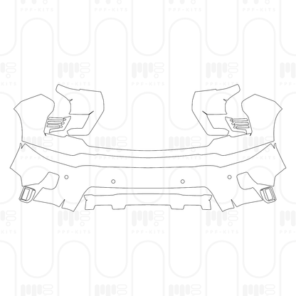 PPF prédécoupé Chevrolet Silverado HD 2500 HD ZR2 2025