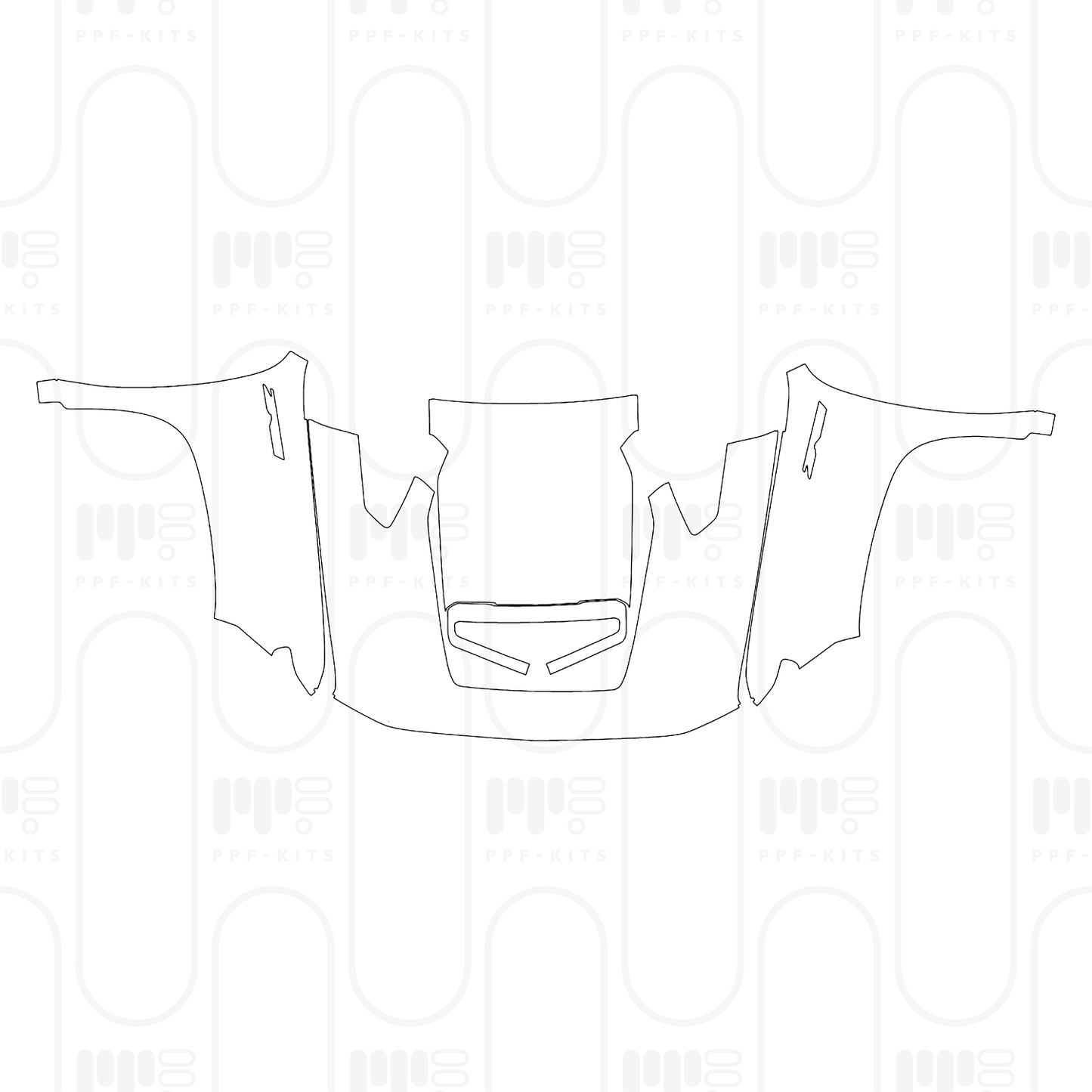 PPF prédécoupé Chevrolet Silverado HD 2500 HD ZR2 2025