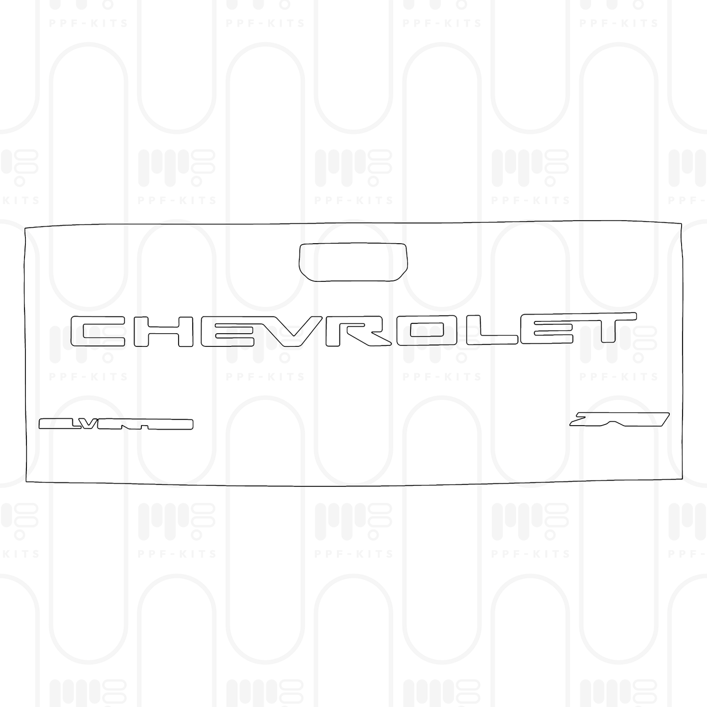 PPF prédécoupé Chevrolet Silverado HD 2500 HD ZR2 2025