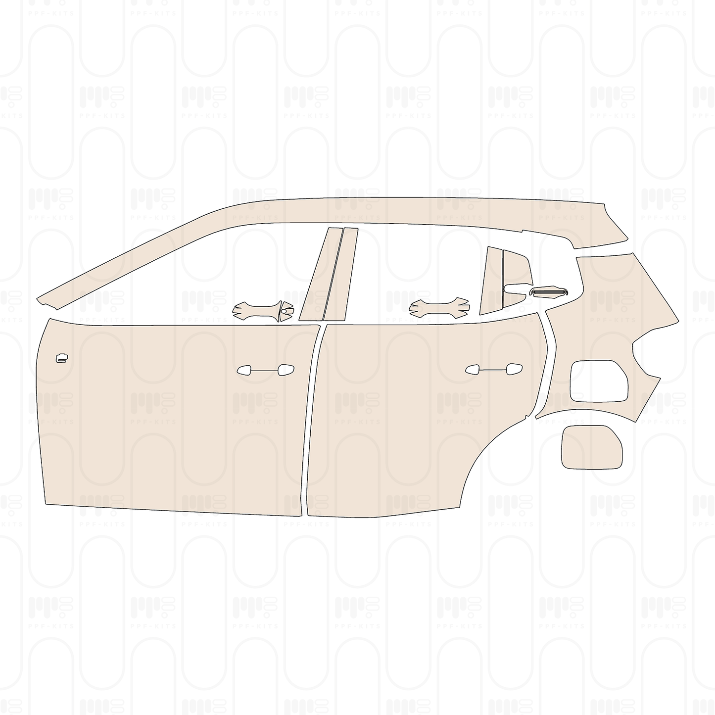PPF prédécoupé Citroen ë-C3 (EU) 2026