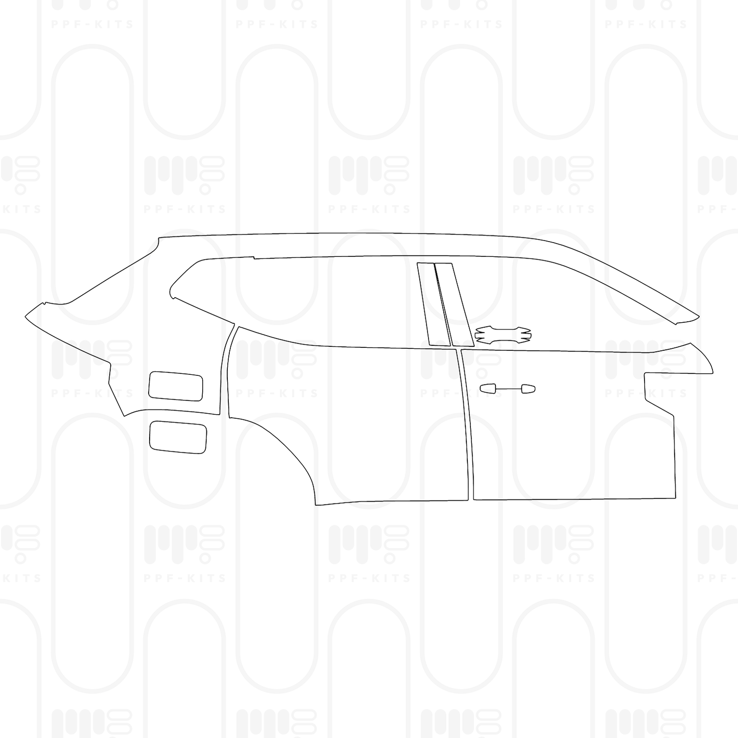 PPF prédécoupé Dacia Duster 2025