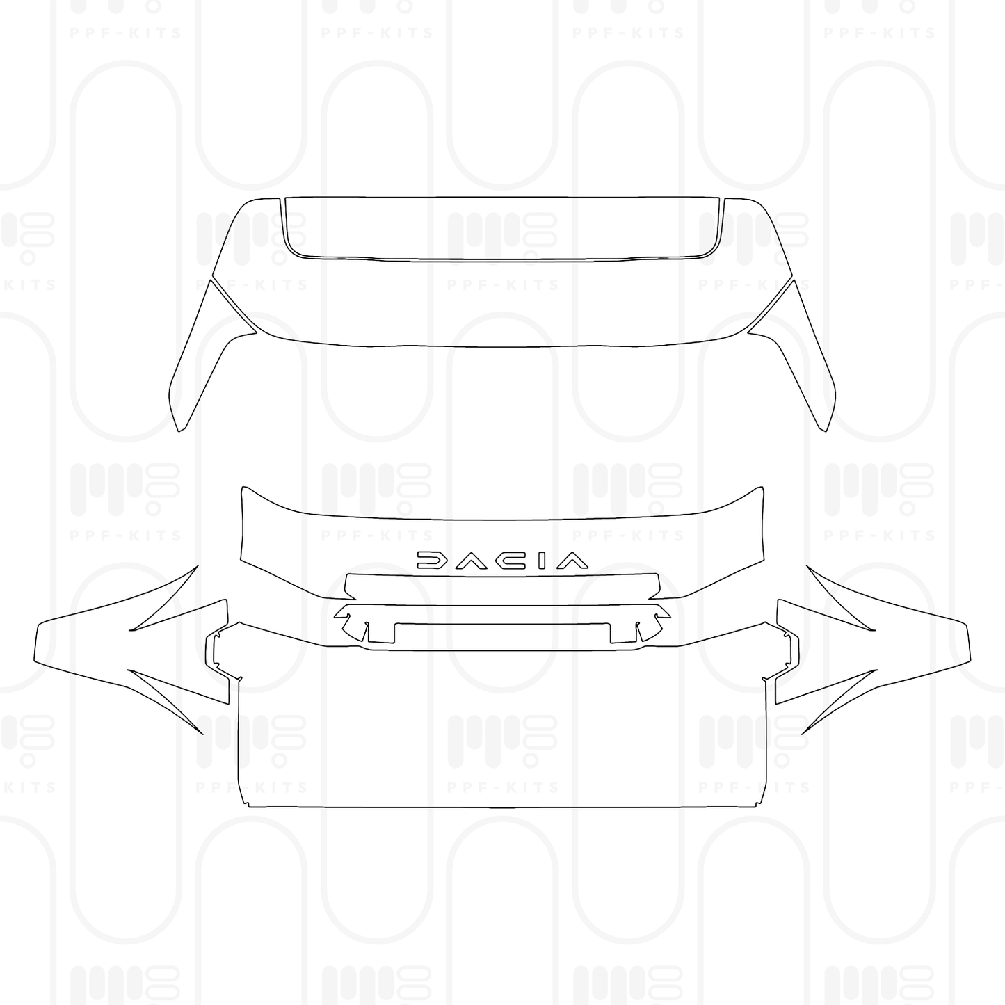 PPF prédécoupé Dacia Duster 2025