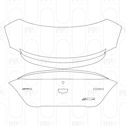 PPF prédécoupé Cadillac CT4 Sport 2025