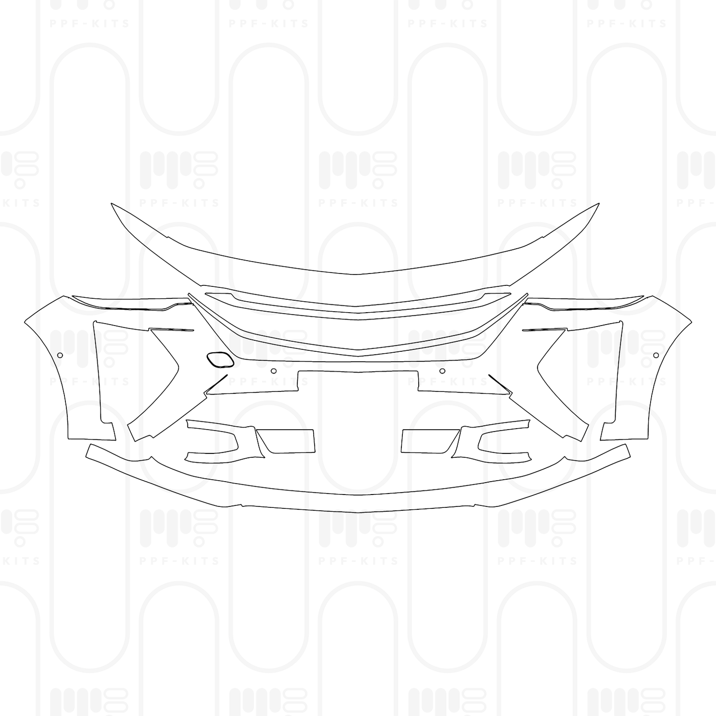 PPF prédécoupé Cadillac CT6 2025