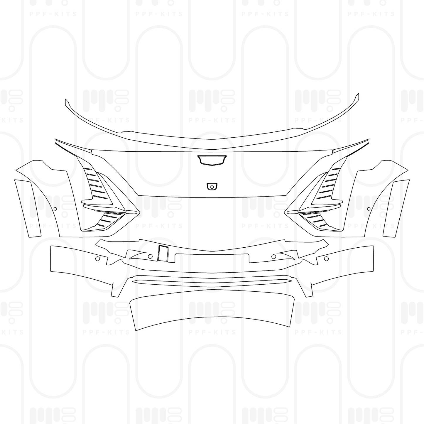 PPF prédécoupé Cadillac LYRIQ 2025