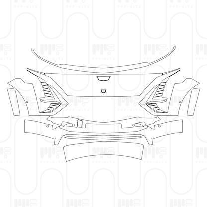PPF prédécoupé Cadillac LYRIQ 2025