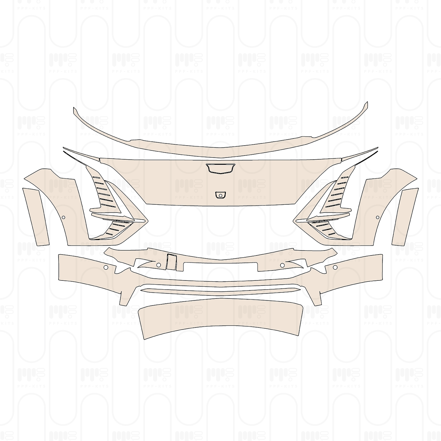 PPF prédécoupé Cadillac LYRIQ 2025