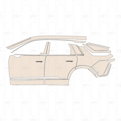 PPF prédécoupé Cadillac LYRIQ 2025