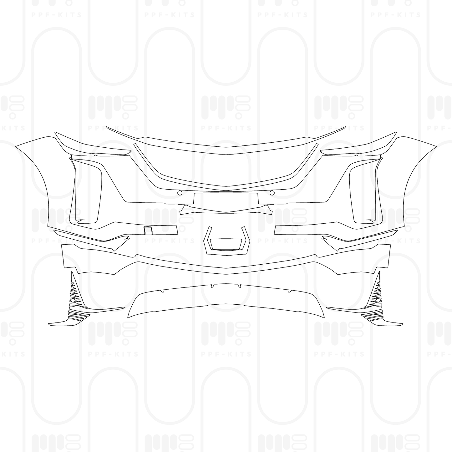 PPF prédécoupé Cadillac XT5 (CN) 2025