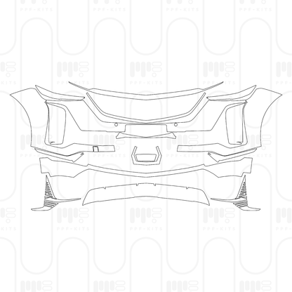 PPF prédécoupé Cadillac XT5 (CN) 2025