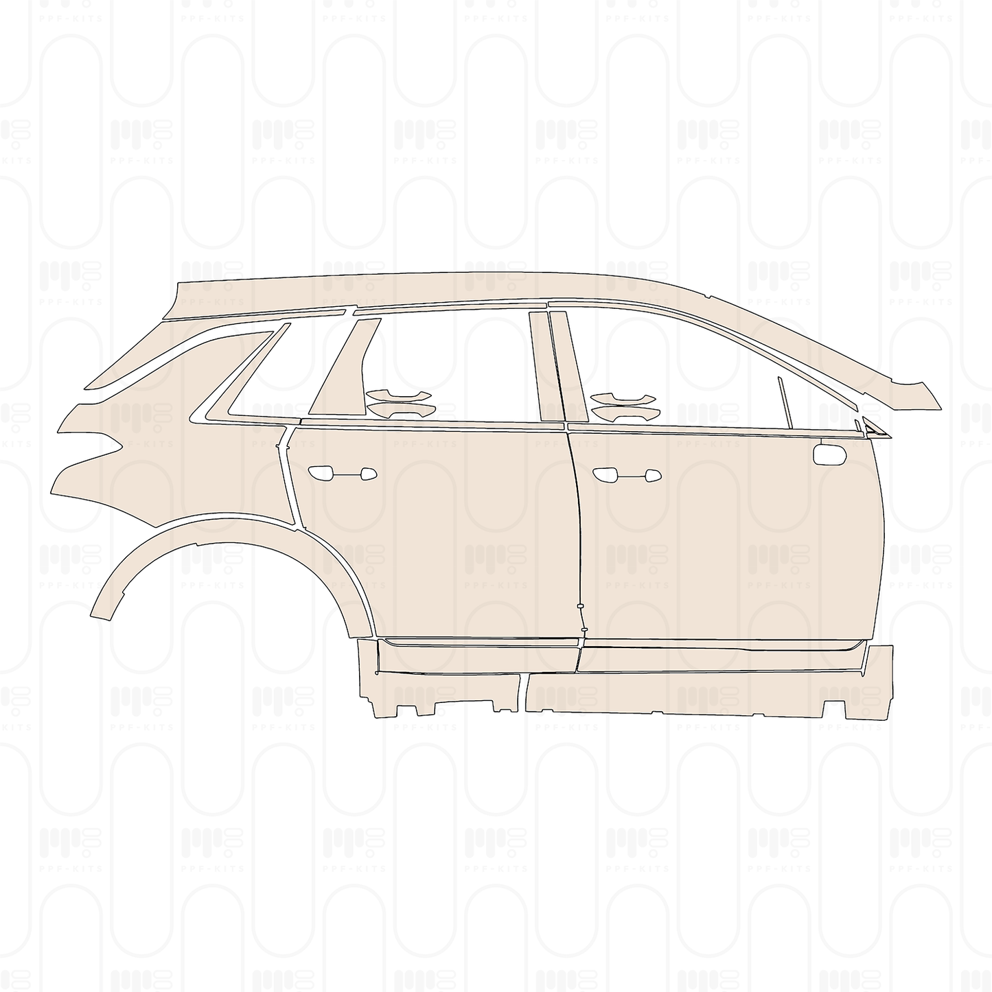 PPF prédécoupé Cadillac XT5 (CN) 2026