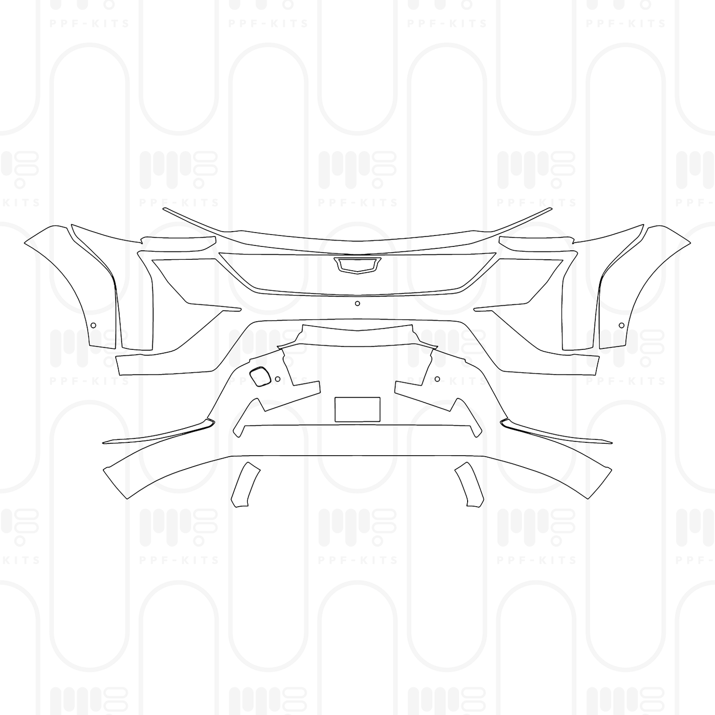 PPF prédécoupé Cadillac OPTIQ 2026