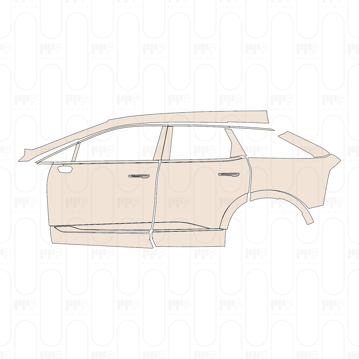PPF prédécoupé Cadillac OPTIQ 2026