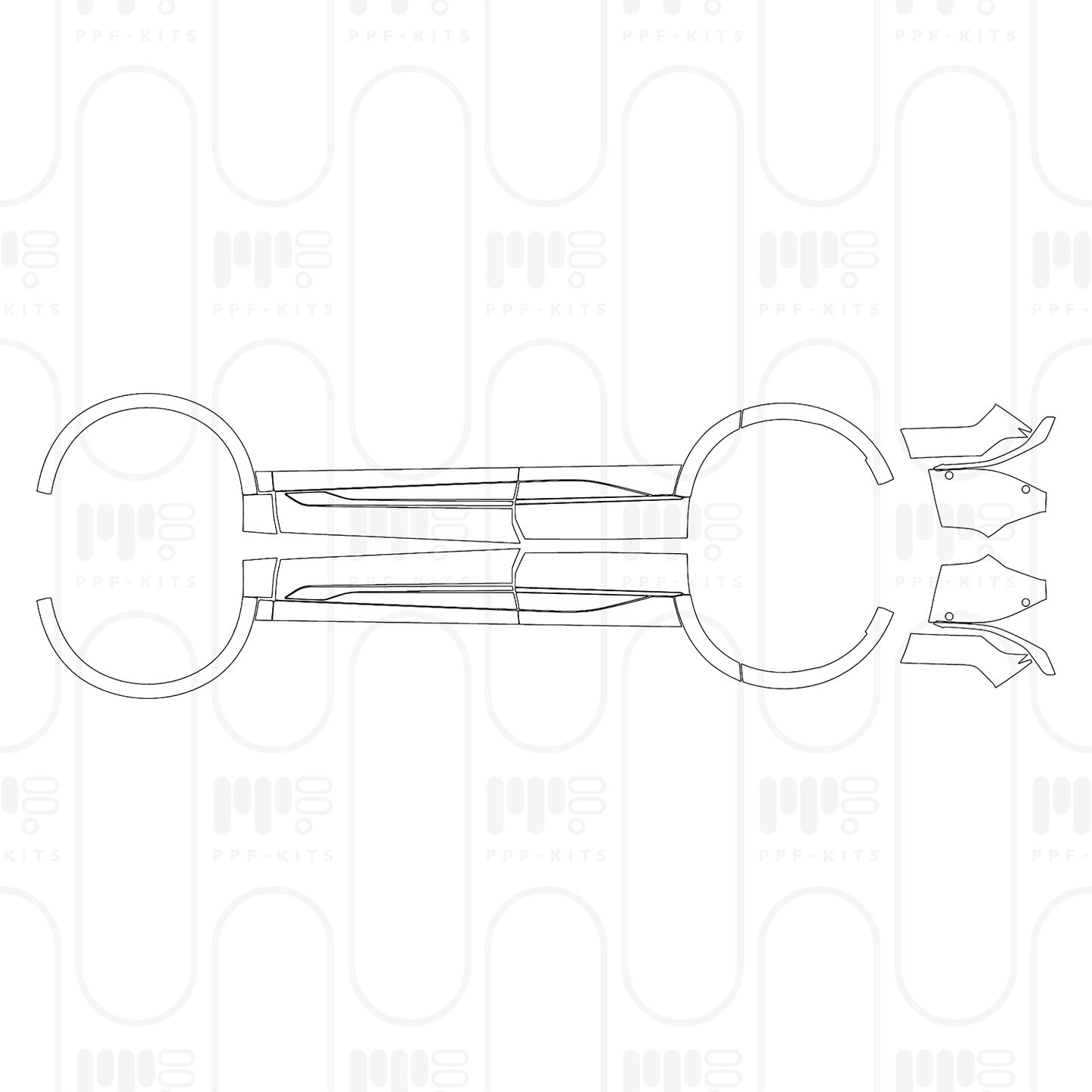 PPF prédécoupé Cadillac OPTIQ 2026