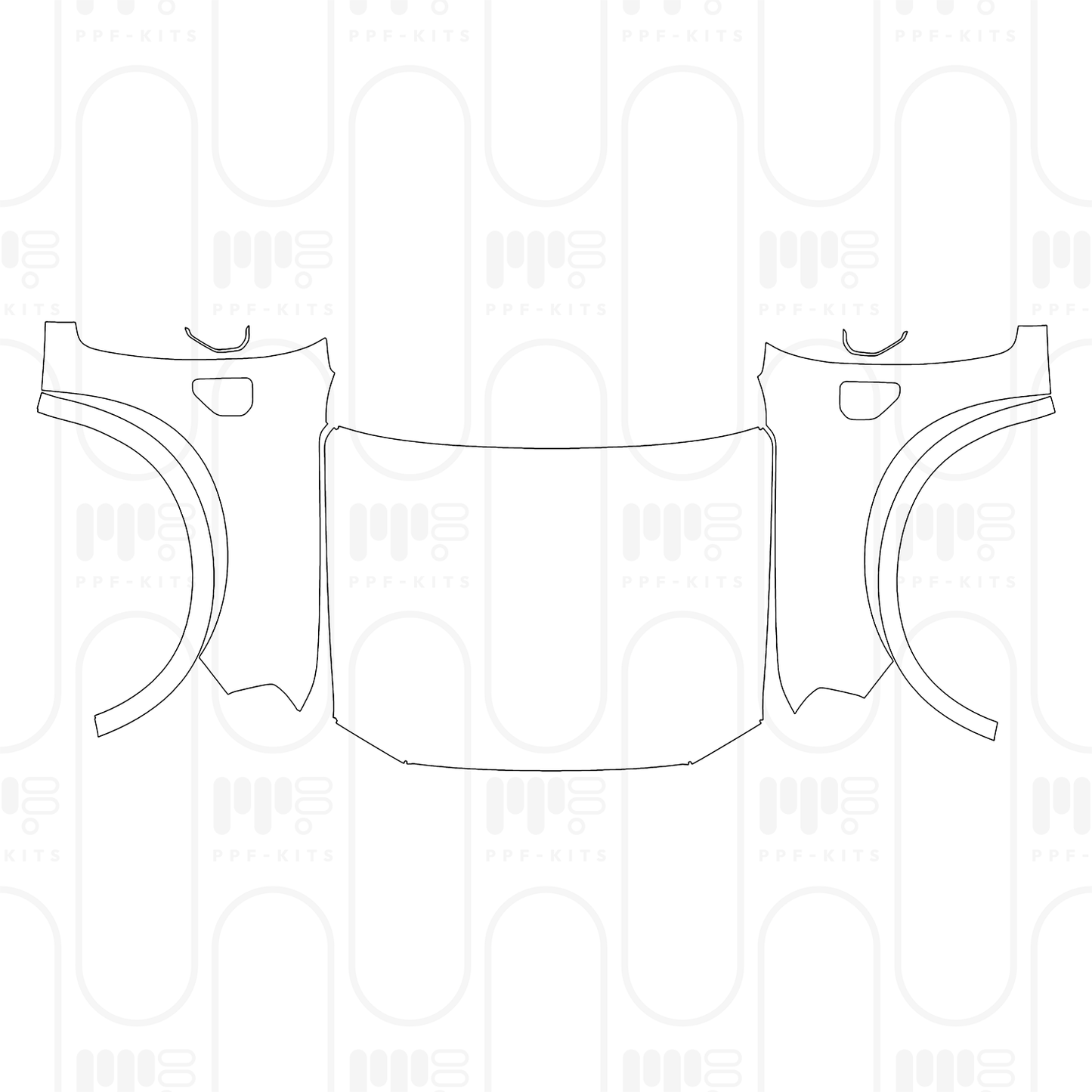 PPF prédécoupé Ford Everest Wildtrak 2025