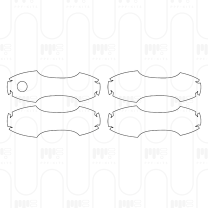 PPF prédécoupé Ford Everest Wildtrak 2025