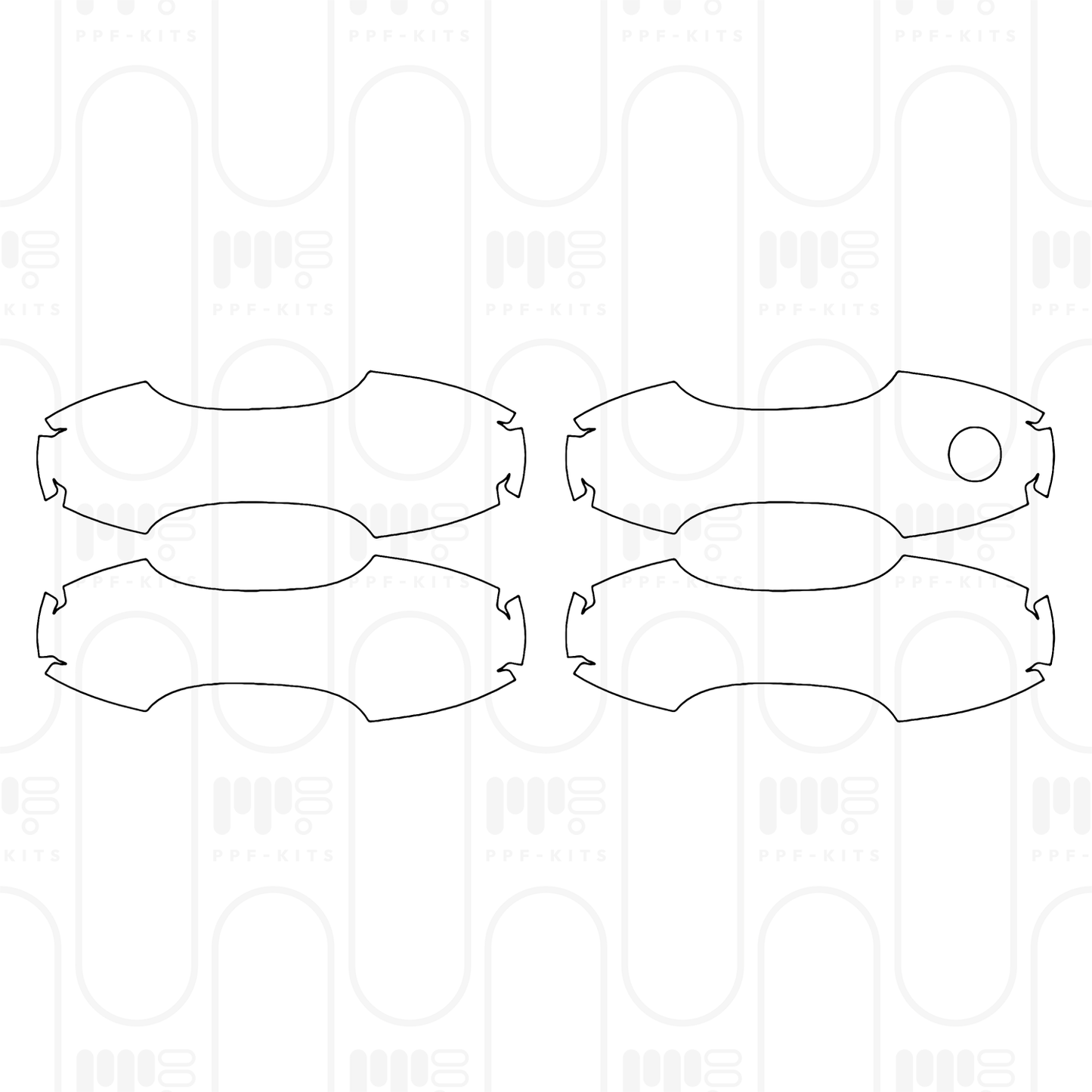 PPF prédécoupé Ford Everest Wildtrak 2025