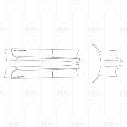 PPF prédécoupé Ford Everest Titanium 2025