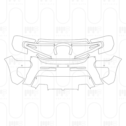 PPF prédécoupé Ford Ranger (EU) Wildtrak 2025