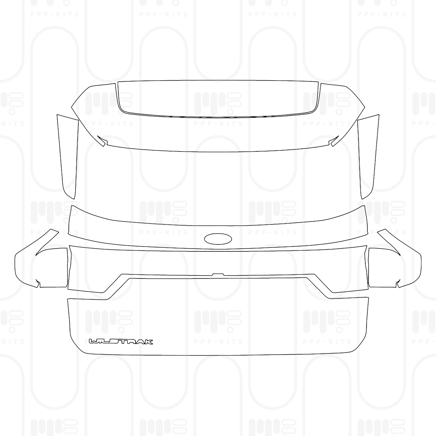 PPF prédécoupé Ford Everest Wildtrak 2025