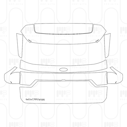 PPF prédécoupé Ford Everest Wildtrak 2025