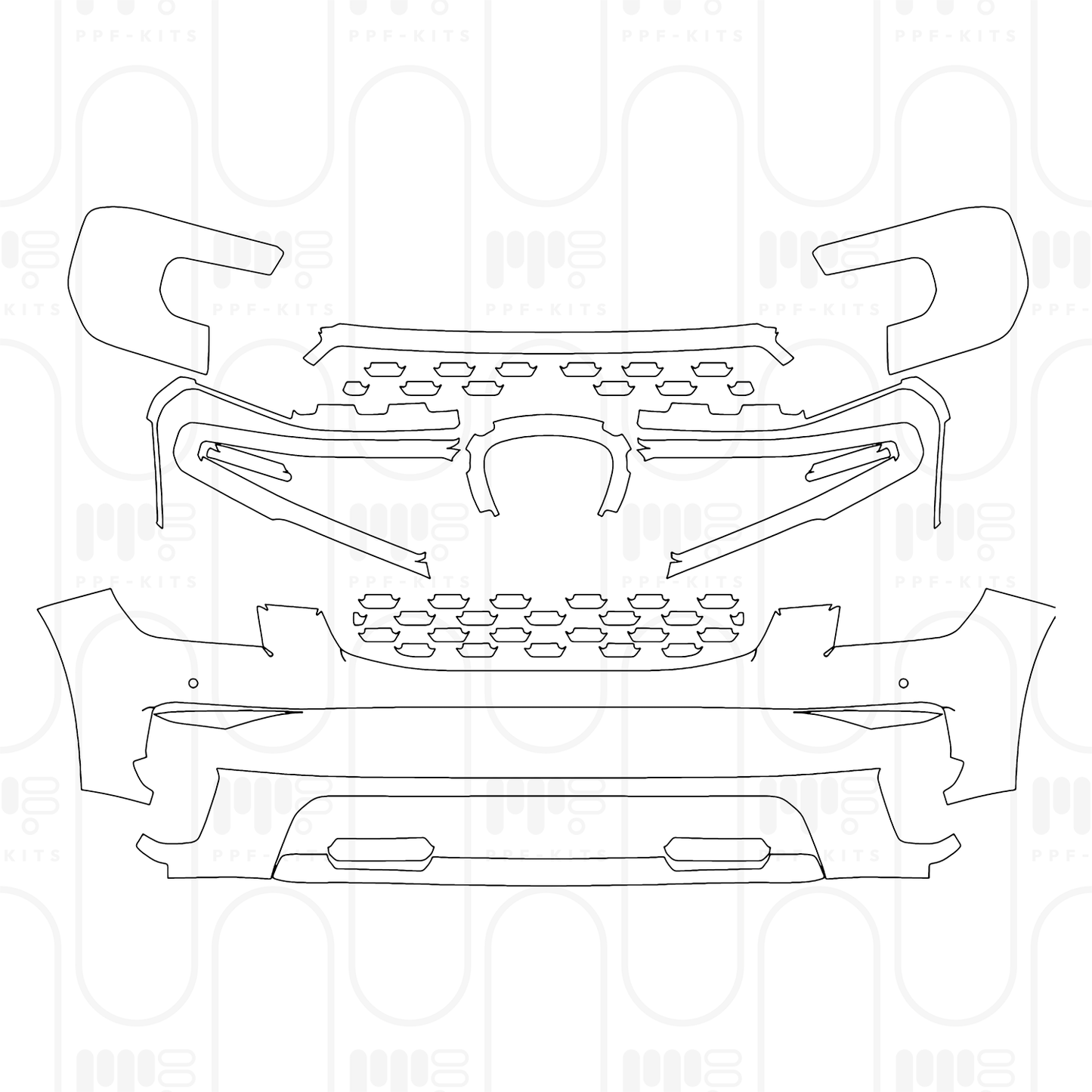 PPF prédécoupé Ford Everest Sport 2025
