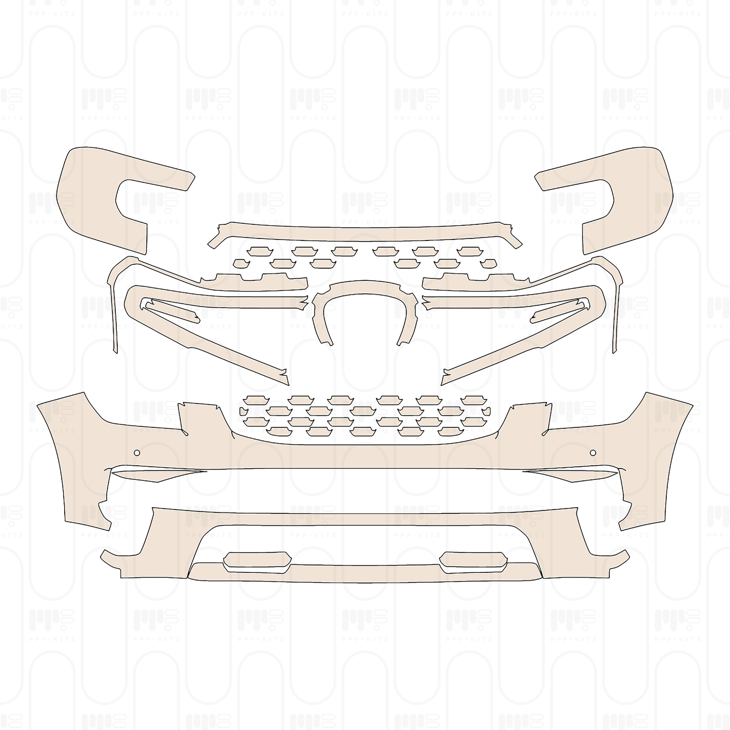 PPF prédécoupé Ford Everest Sport 2025