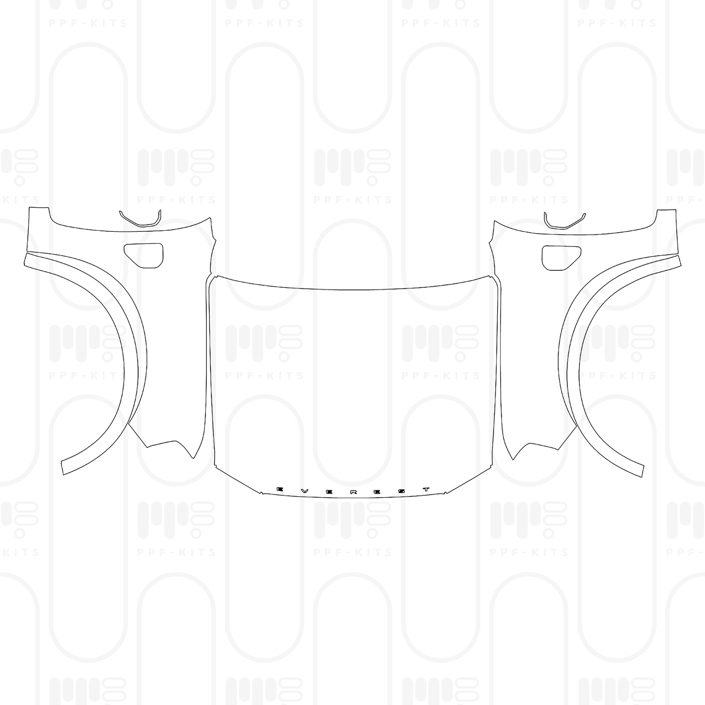 PPF prédécoupé Ford Everest Sport 2025