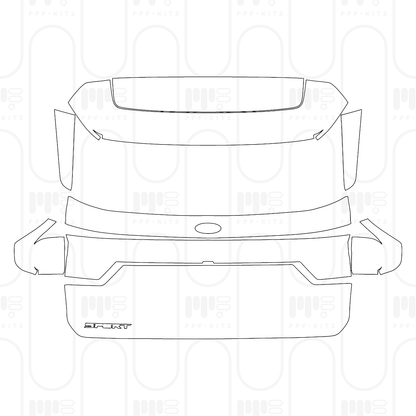 PPF prédécoupé Ford Everest Sport 2025