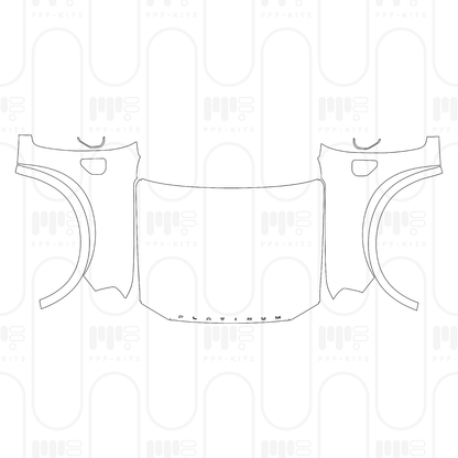 PPF prédécoupé Ford Everest Platinum 2025