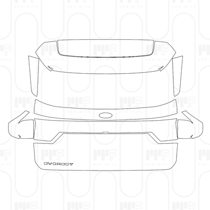 PPF prédécoupé Ford Everest Platinum 2025