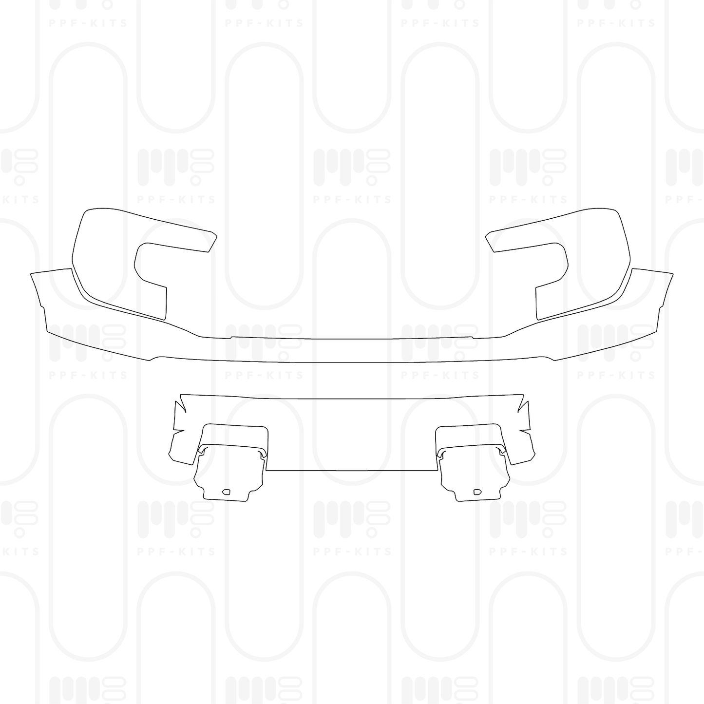 PPF prédécoupé Ford Ranger (US) Raptor 2025