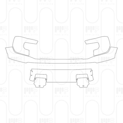 PPF prédécoupé Ford Ranger (US) Raptor 2025