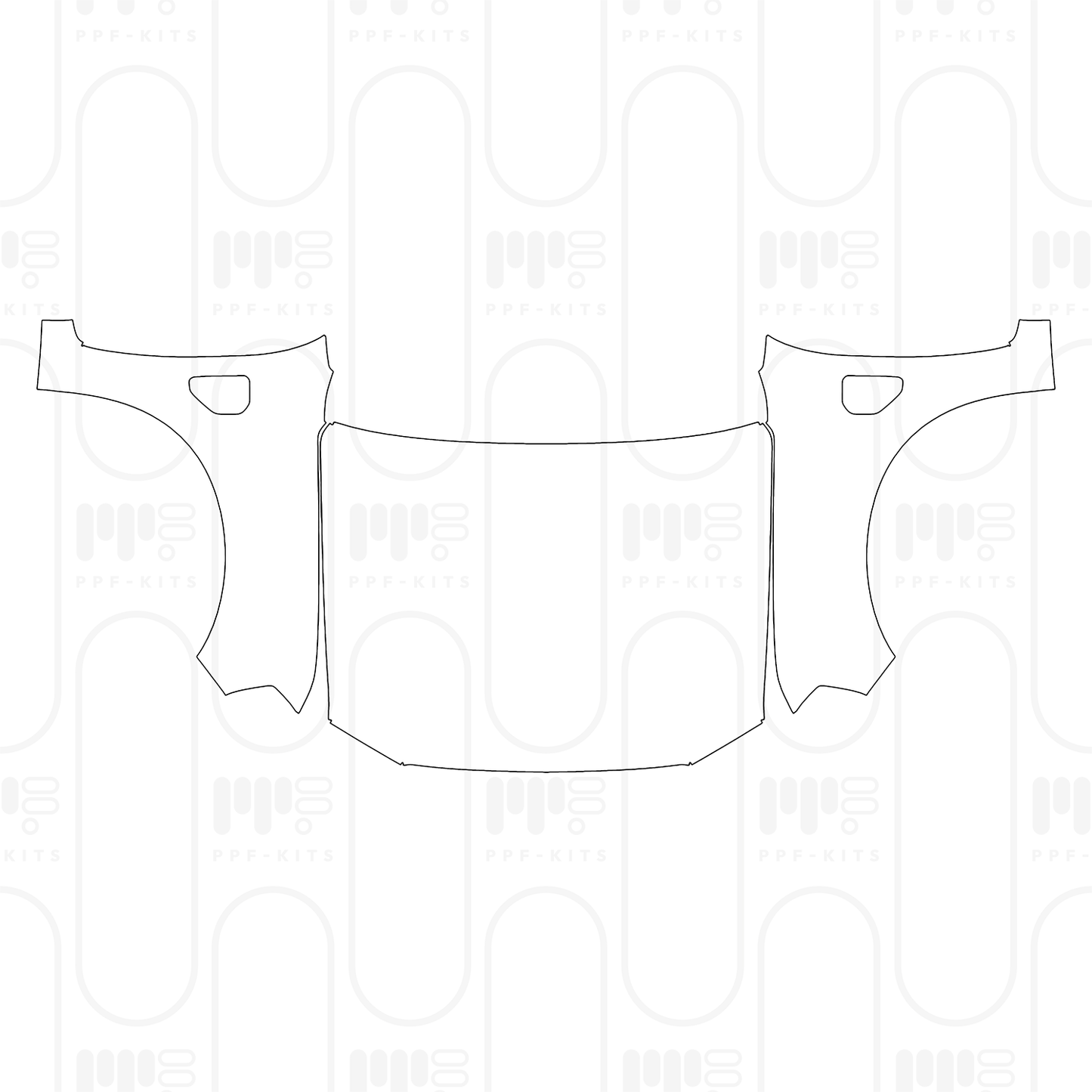 PPF prédécoupé Ford Ranger (US) XLT SUPERCREW 2025