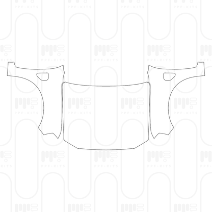 PPF prédécoupé Ford Ranger (US) XLT SUPERCREW 2025