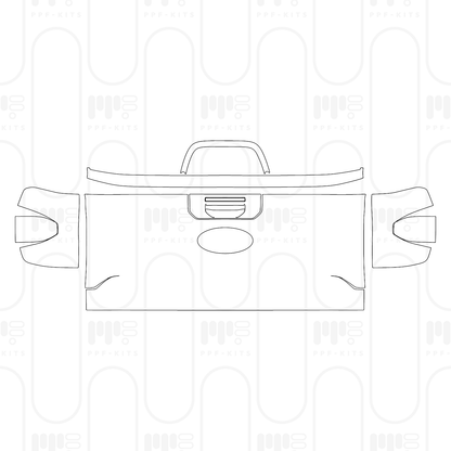 PPF prédécoupé Ford Ranger (US) XLT SUPERCREW 2025