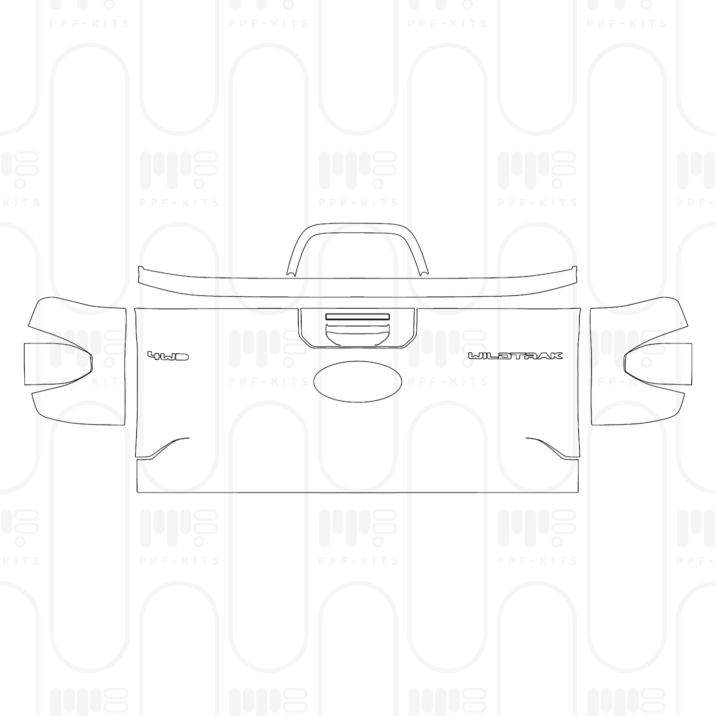 PPF prédécoupé Ford Ranger (EU) Wildtrak 2025