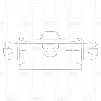 PPF prédécoupé Ford Ranger (EU) Wildtrak 2025