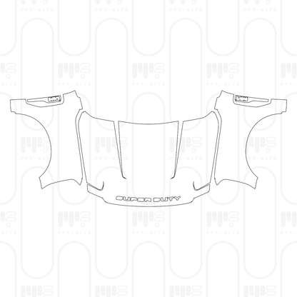 PPF prédécoupé Ford Super Duty F-250 Crew Cab Platinum 2026