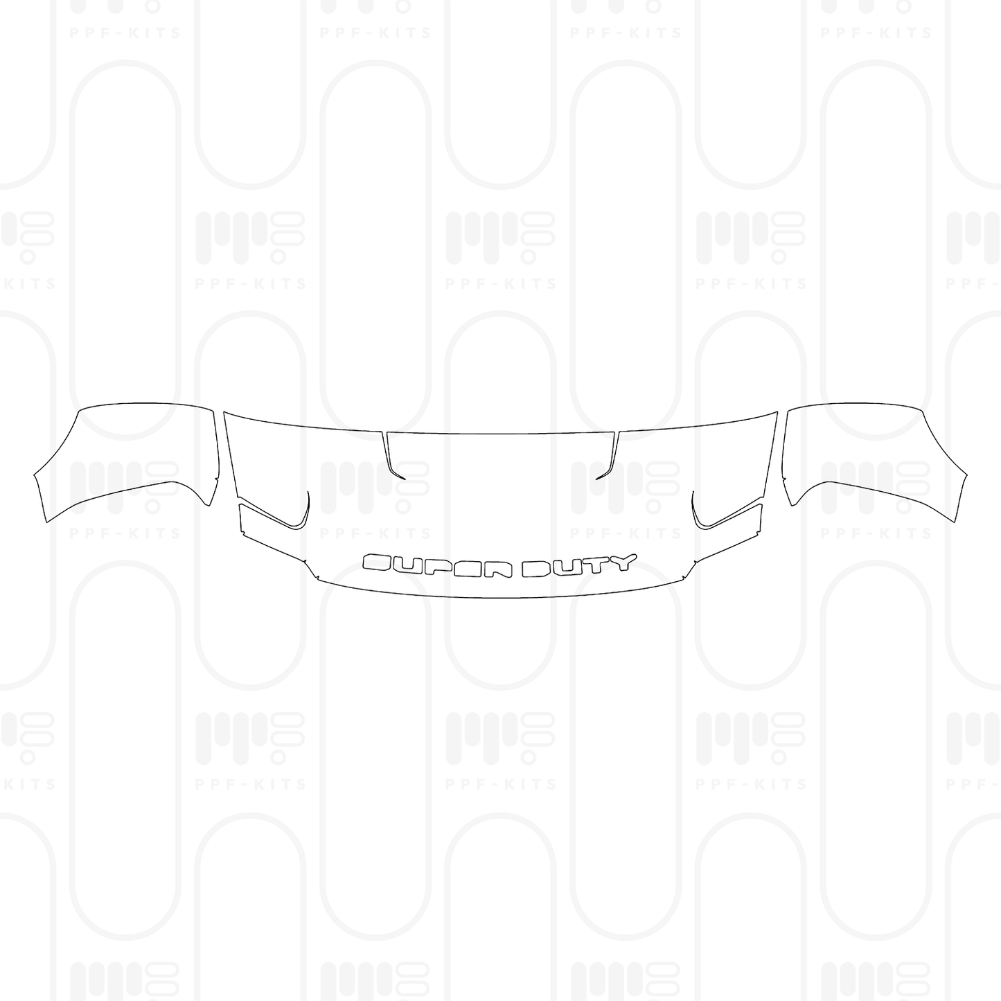 PPF prédécoupé Ford Super Duty F-250 Crew Cab Platinum 2026