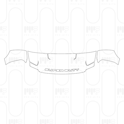 PPF prédécoupé Ford Super Duty F-250 Crew Cab Platinum 2026